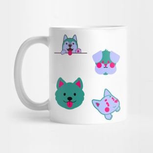 cute lovely dogs staring at you to move your U... for excited pet lover only Mug